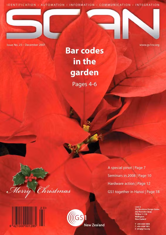 SCAN - Issue 23 magazine cover - GS1 New Zealand industry publication